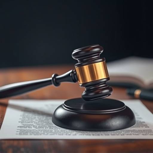 Image depicting a legal agreement with a gavel and document.